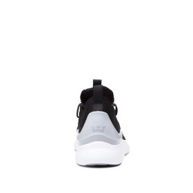 Supra Mens FACTOR Trainers Black/Lt Grey/white | US-17242